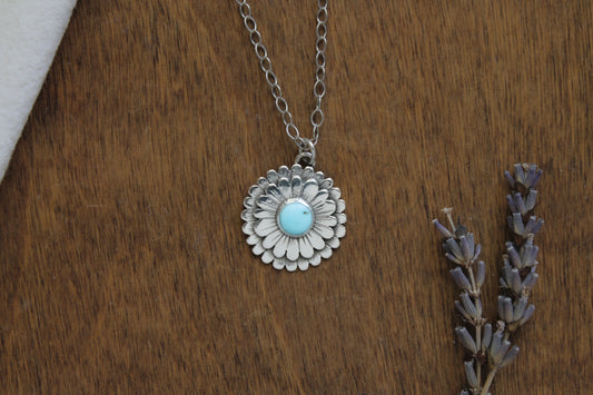 Zinnia Necklace | Blue Ridge Turquoise