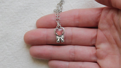 Hearts Promise Rose Quartz Necklace