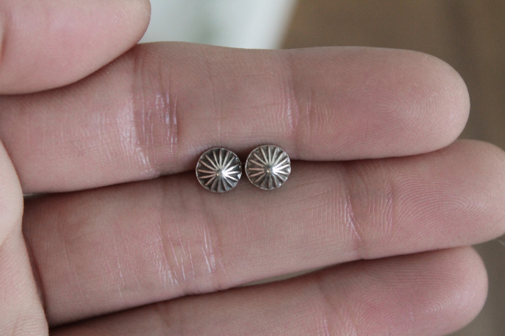 Southwest Sterling Silver Stud Earrings – Heather Louise