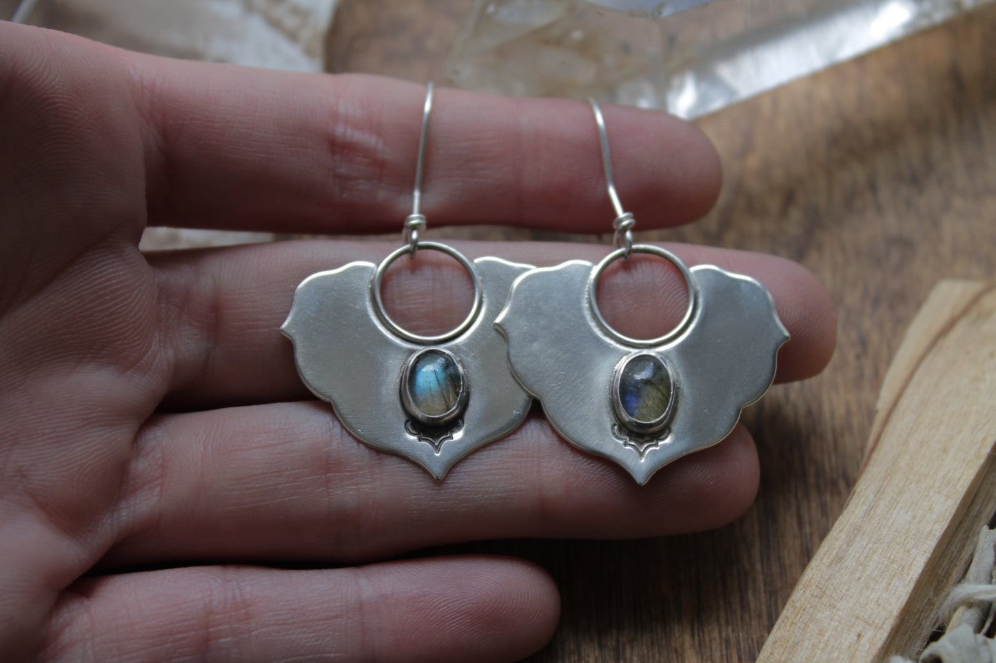 Labradorite Magic Earrings